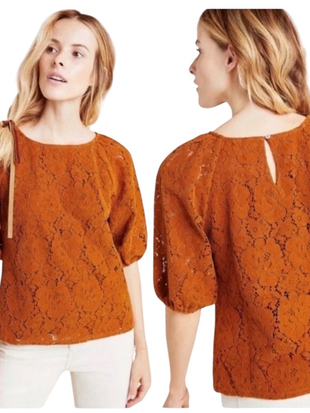 Anthropologie NWT Dolan Left Coast Norah Floral
Corduroy Blouse size 1X